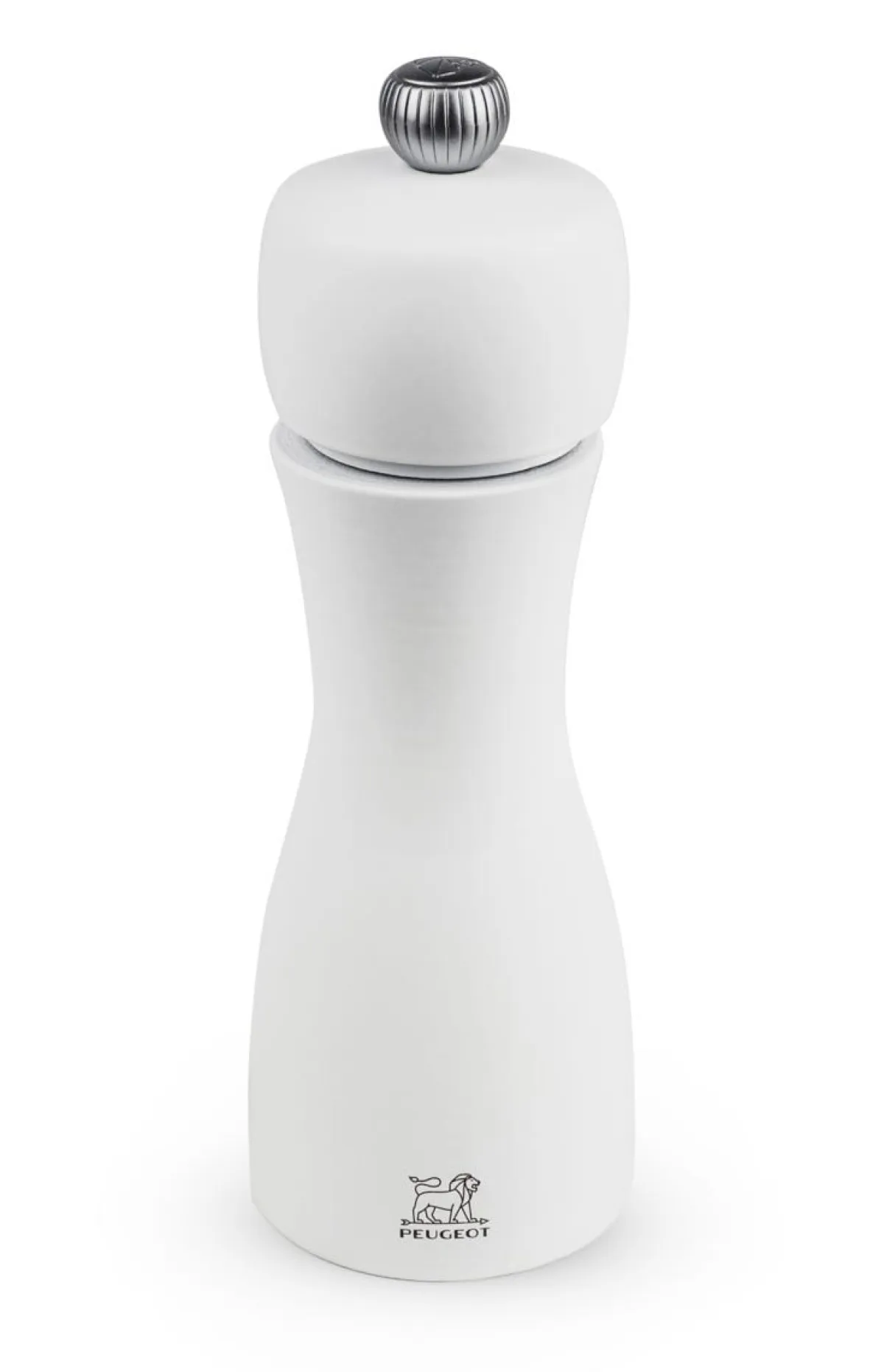 Moulin à sel droit blanc 15 cm Tahiti - PEUGEOT SAVEURS New