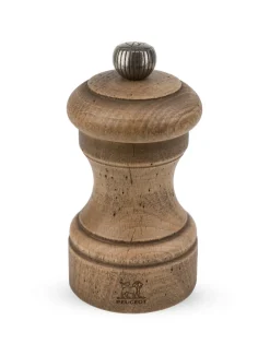 PEUGEOT SAVEURS Moulin à sel droit brun 10 cm Bistro Hot