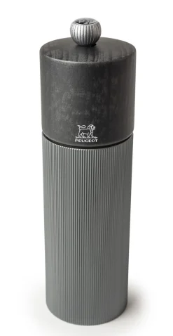 PEUGEOT SAVEURS Moulin à sel droit carbone 18 cm Line Outlet