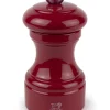Moulin à sel droit rouge 10 cm Bistro - PEUGEOT SAVEURS