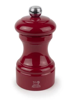 Moulin à sel droit rouge 10 cm Bistro - PEUGEOT SAVEURS