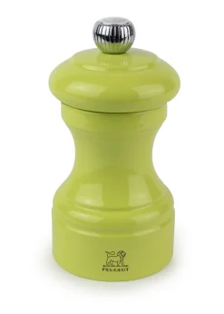 PEUGEOT SAVEURS Moulin à sel droit vert 10 cm Bistro Hot