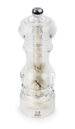 PEUGEOT SAVEURS Moulin à sel humide transparent Ø 5,9 cm 18 cm Paris Best