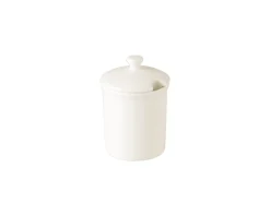 Moutardier rond ivoire porcelaine vitrifiée Ø 6,5 cm Minimax - RAK Hot