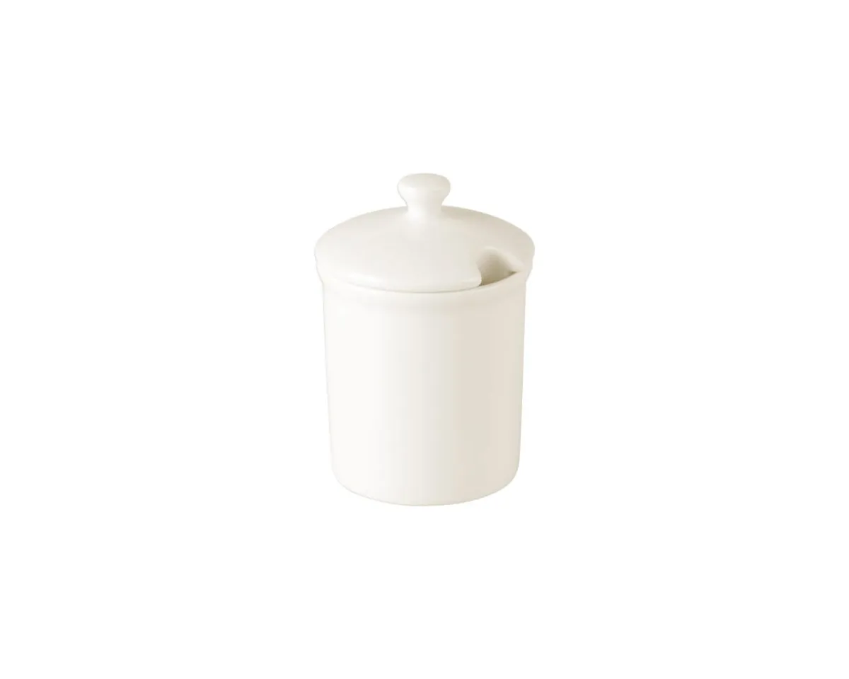 Moutardier rond ivoire porcelaine vitrifiée Ø 6,5 cm Minimax - RAK Hot