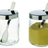 Moutardier rond transparent Ø 5 cm 6 cm (2 pièces) - APS New