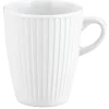 Mug blanc porcelaine culinaire 27 cl Plisse - PILLIVUYT Discount