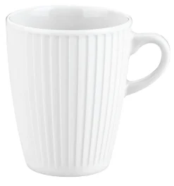 Mug blanc porcelaine culinaire 27 cl Plisse - PILLIVUYT Discount