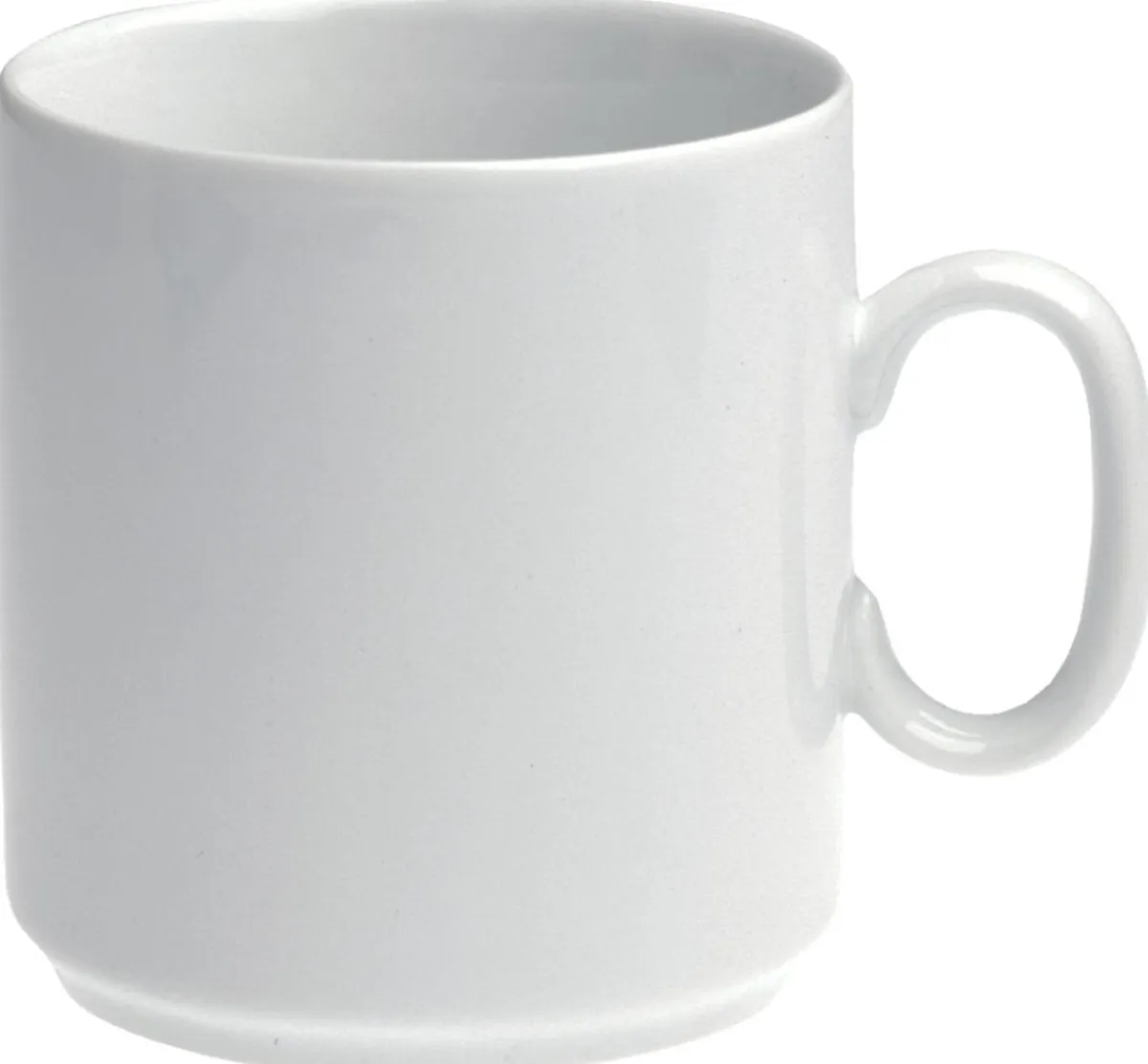 REVOL Mug conique blanc porcelaine culinaire 35 cl Ø 8 cm Les Essentiels Sale