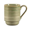 Mug empilable Emerald porcelaine vitrifiée 30 cl Ø 8 cm stone Spot - RAK Online
