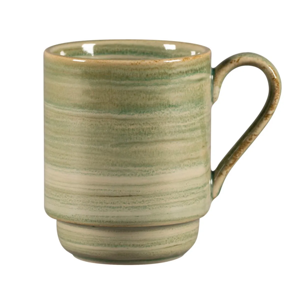 Mug empilable Emerald porcelaine vitrifiée 30 cl Ø 8 cm stone Spot - RAK Online
