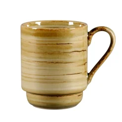 RAK Mug empilable Garnet porcelaine vitrifiée 30 cl Ø 8 cm stone Spot New