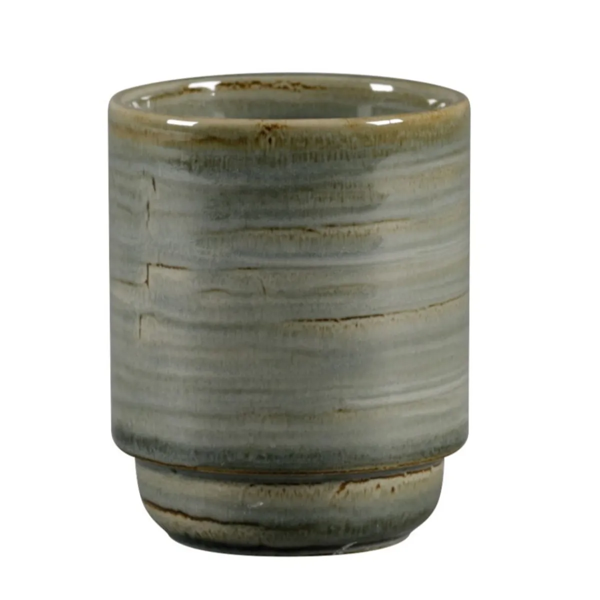 Mug empilable Peridot porcelaine vitrifiée 30 cl Ø 8 cm stone Spot - RAK Outlet