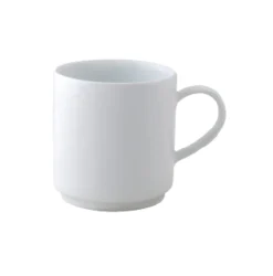 Mug empilable rond blanc porcelaine 30 cl Ø 13 cm Presto - ACCOLADE Discount