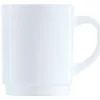 Mug empilable rond blanc verre opal 25 cl Ø 7,2 cm Restaurant - ARCOROC Hot