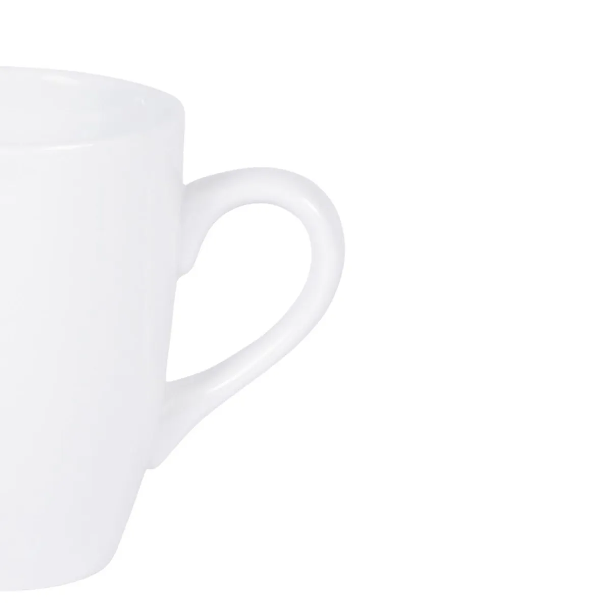 PRO.MUNDI Mug rond blanc porcelaine 32 cl Ø 8,3 cm Emotions New