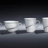 Mug rond blanc porcelaine vitrifiée 32 cl Ø 9 cm Delissea - RAK New