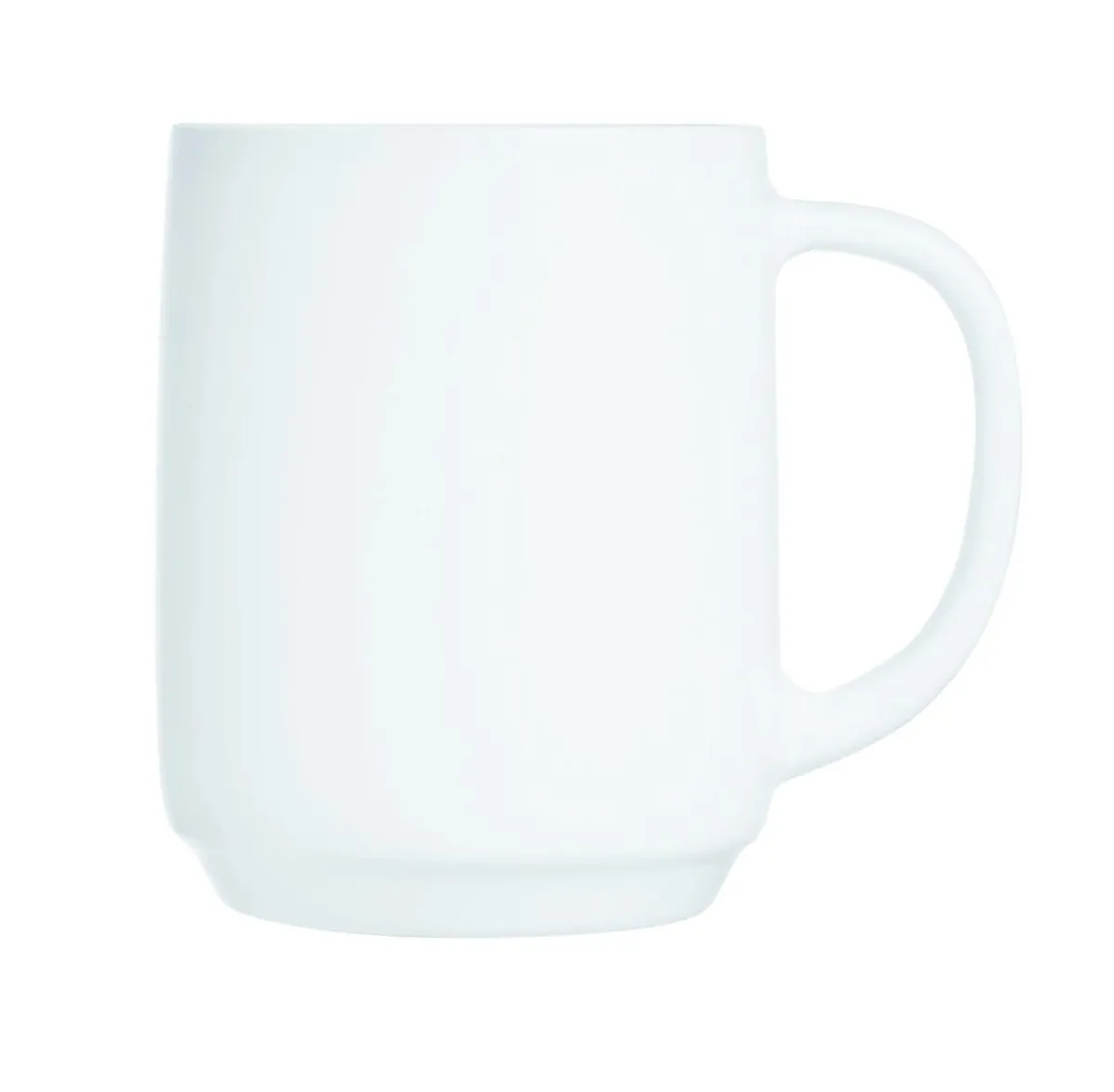 Mug rond blanc verre opal 29 cl Ø 10,9 cm Intensity Baril - ARCOROC New