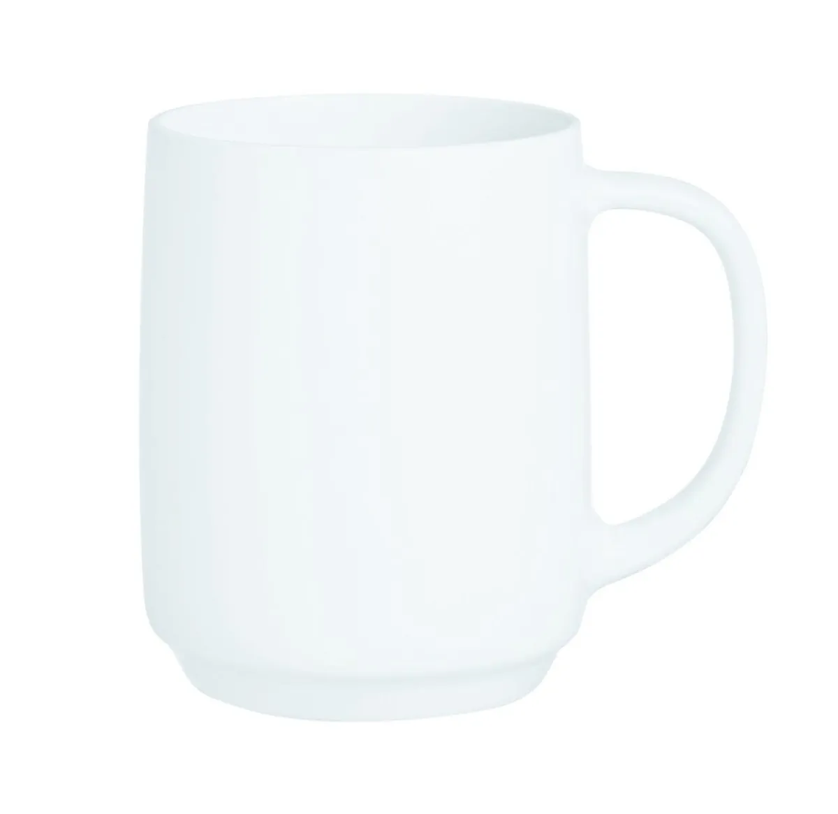 Mug rond blanc verre opal 29 cl Ø 10,9 cm Intensity Baril - ARCOROC New