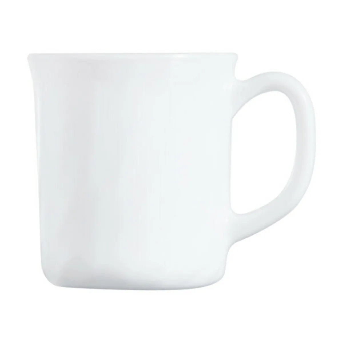 Mug rond blanc verre opal 29 cl Ø 8,15 cm Trianon - ARCOROC Outlet