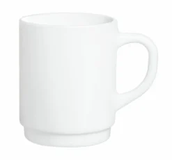 ARCOROC Mug rond blanc verre opal 29 cl Ø 7,9 cm Restaurant Discount