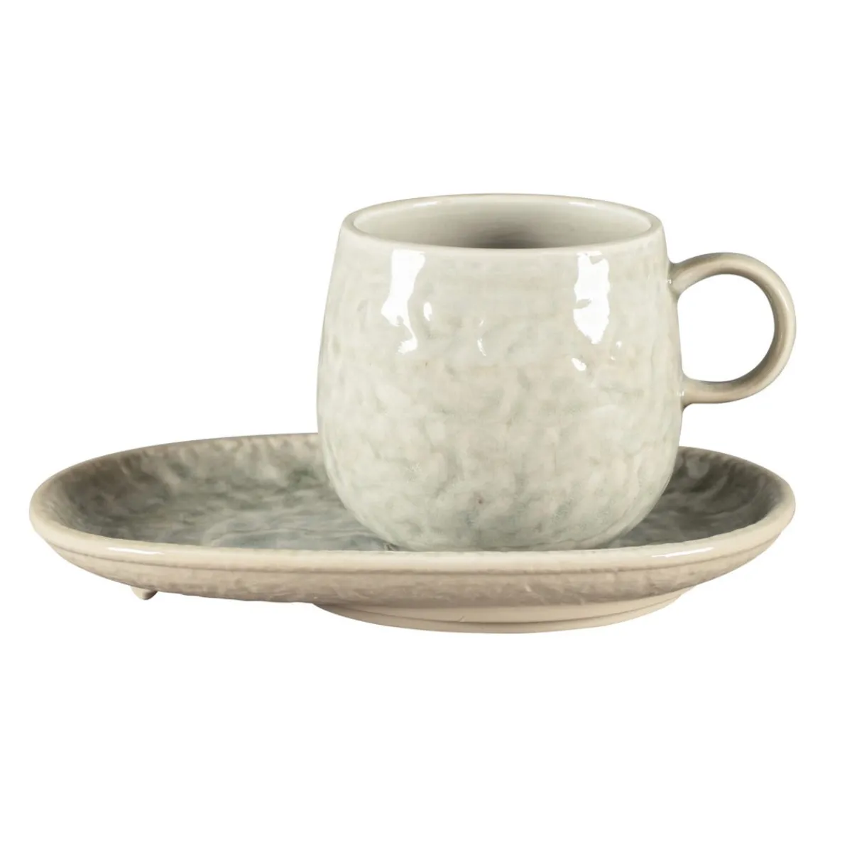 RAK Mug rond céladon porcelaine vitrifiée 33 cl Ø 9 cm Krush Discount