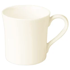 Mug rond ivoire porcelaine vitrifiée 30 cl Ø 8,5 cm Fine Dine - RAK Outlet