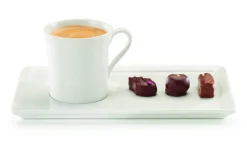 Mug rond ivoire porcelaine vitrifiée 30 cl Ø 8,5 cm Fine Dine - RAK Outlet