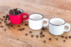 PRO.MUNDI Mug rond noir grès émaillé 25 cl Ø 8,5 cm Bistrot Best