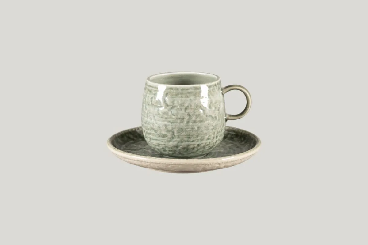 Mug rond Sage porcelaine vitrifiée 33 cl Ø 9 cm Krush - RAK Discount