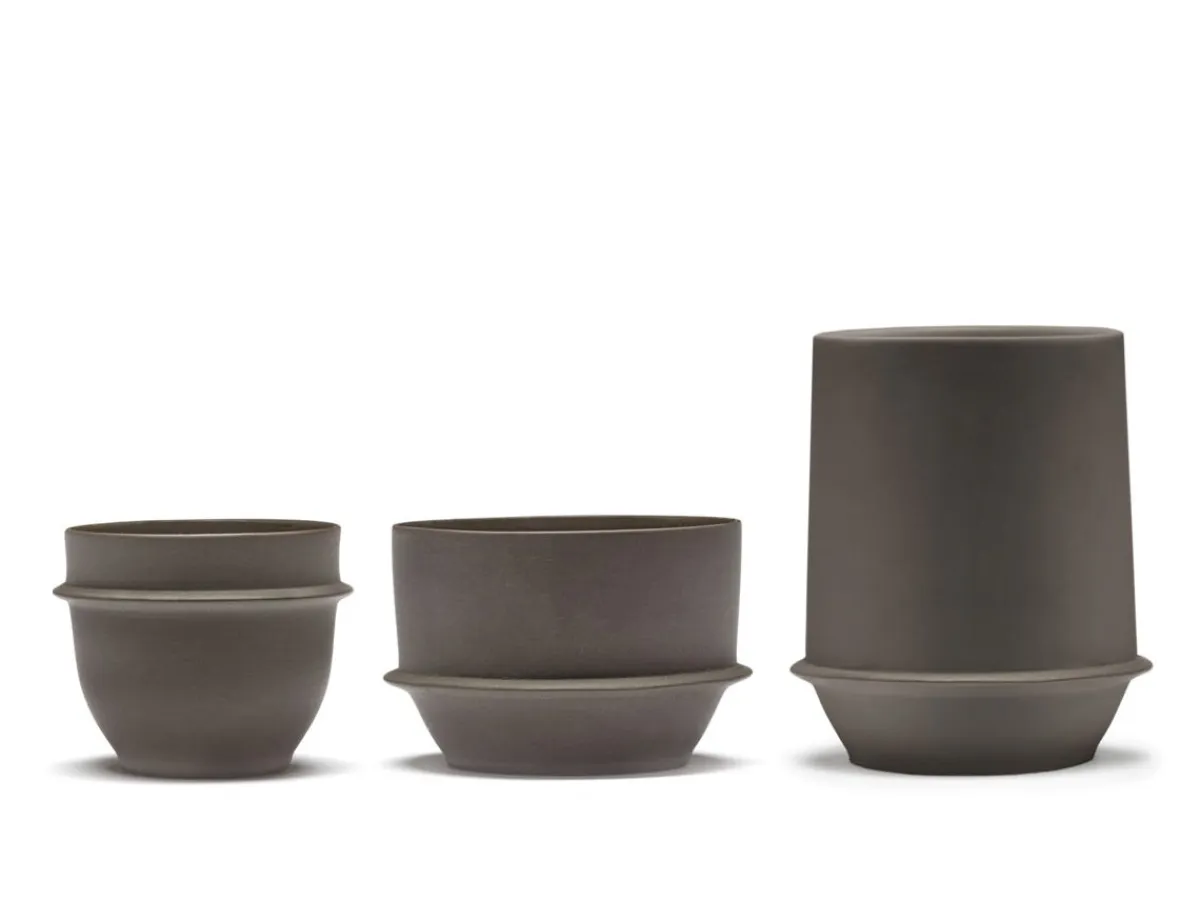 SERAX Mug rond Slate porcelaine 35 cl Ø 9 cm Dune Sale