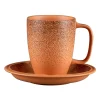Mug rond Tero Décor Denia porcelaine 30 cl Ø 8 cm Earth - RAK New