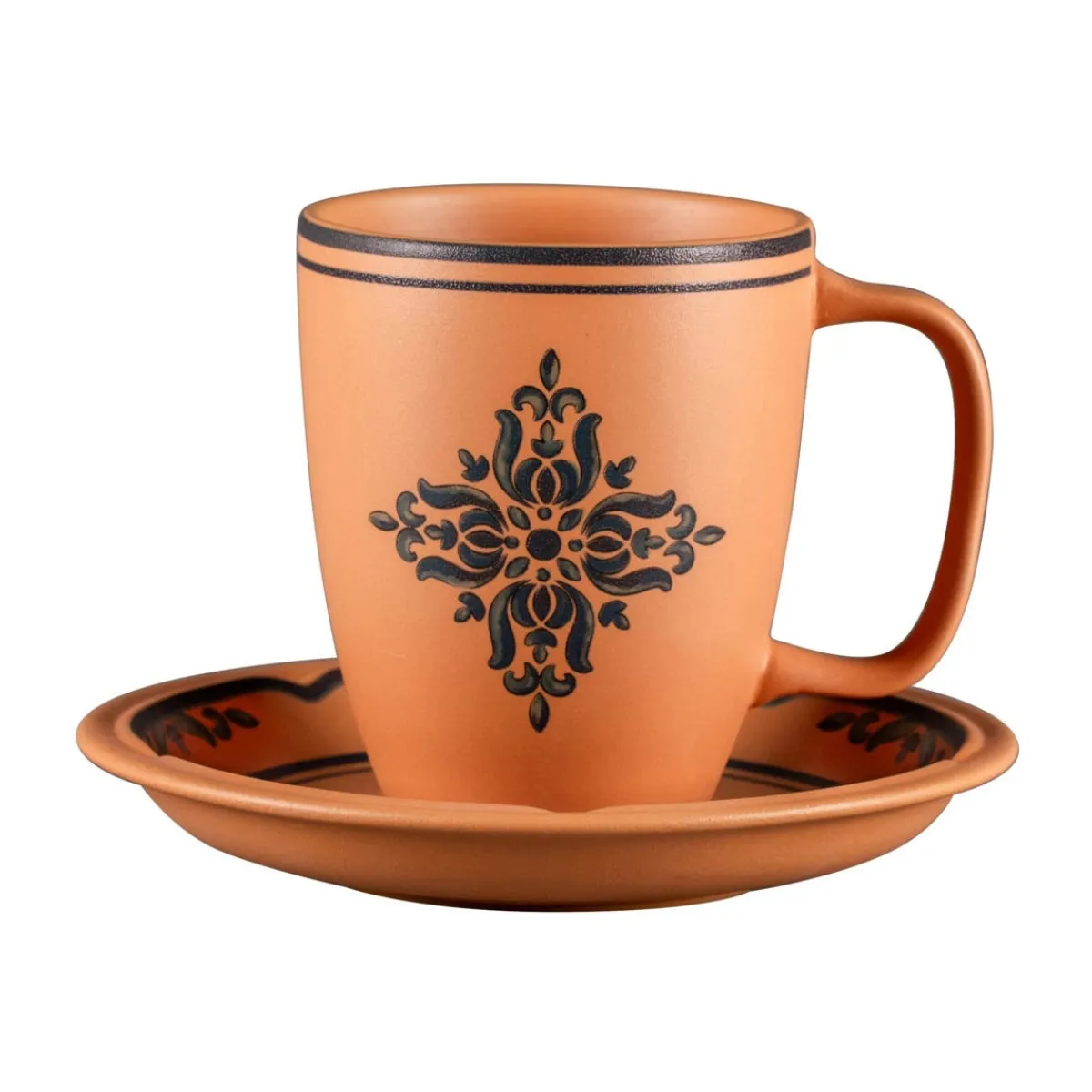 Mug rond Tero Décor Ostia porcelaine 30 cl Ø 8 cm Earth - RAK Hot