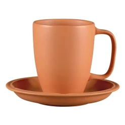 Mug rond Tero Décor Prima porcelaine 30 cl Ø 8 cm Earth - RAK Discount