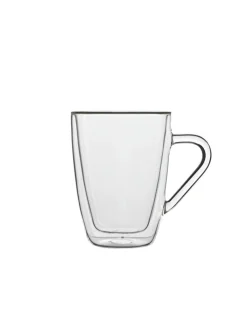 Mug rond transparent verre borosilicate 32 cl Ø 8,5 cm Thermic Glass - LUIGI BORMIOLI Clearance