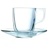 ARCOROC Mug rond transparent verre trempé 25 cl Ø 10,4 cm Voluto Discount
