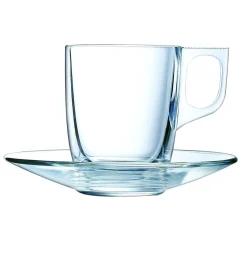 ARCOROC Mug rond transparent verre trempé 25 cl Ø 10,4 cm Voluto Discount
