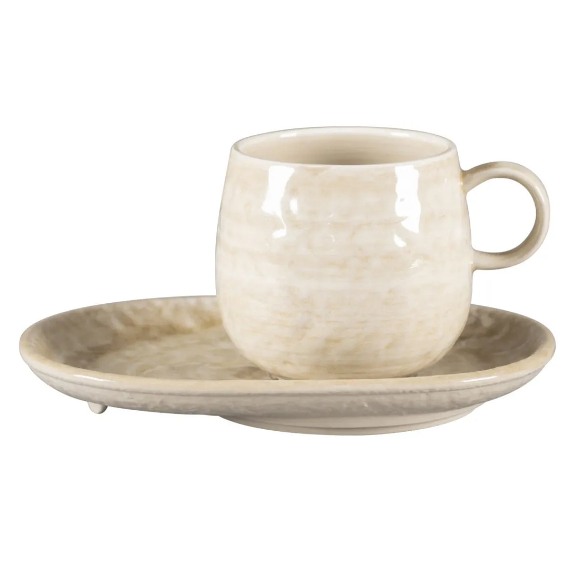 RAK Mug rond vanilla porcelaine vitrifiée 33 cl Ø 9 cm Krush Discount