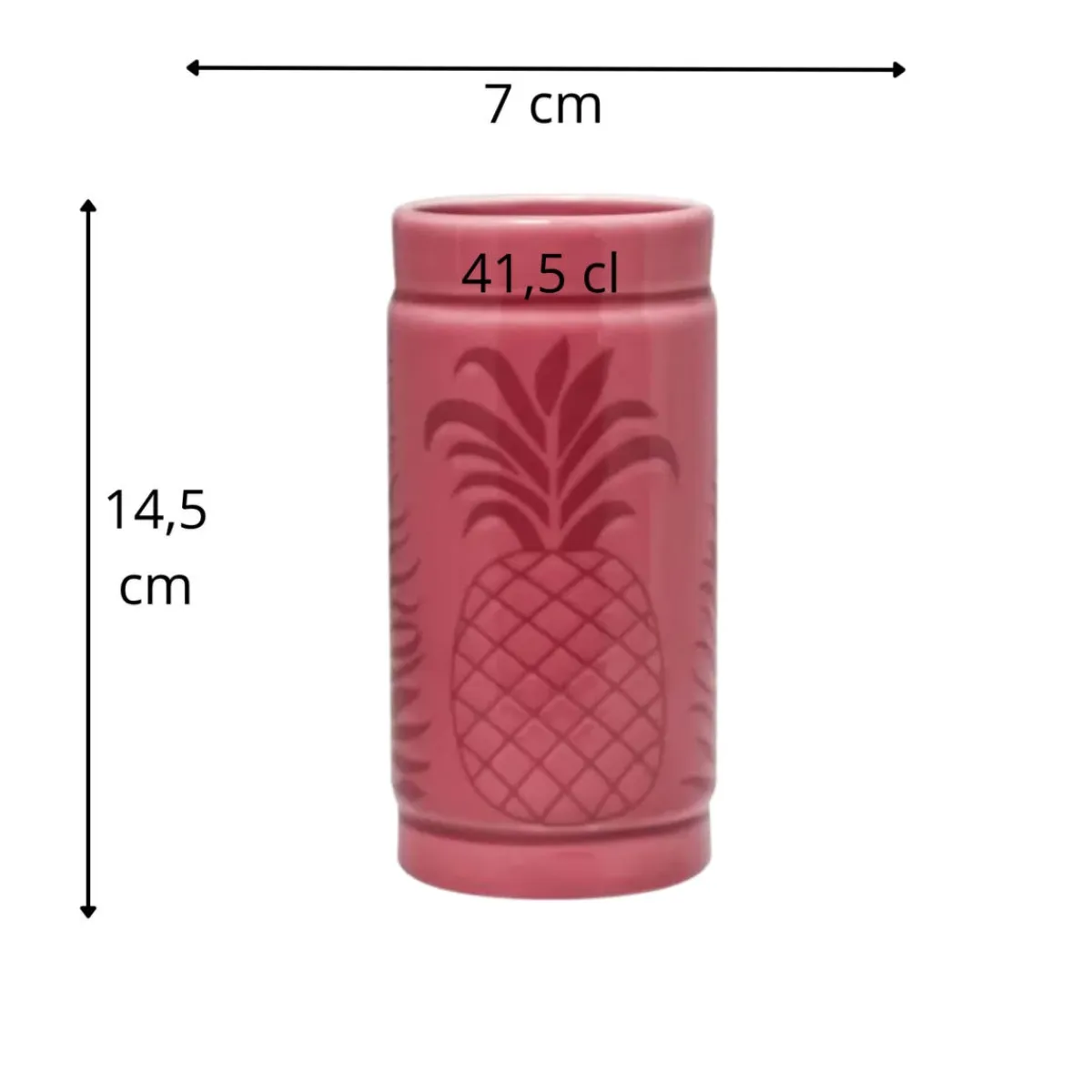 RAK Mug rose porcelaine vitrifiée 41,5 cl Ø 7 cm Aztek Online