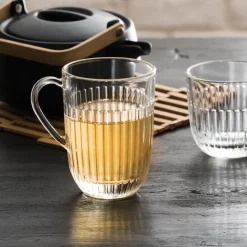 LA ROCHERE Mug transparent verre pressé 36 cl Ø 8,5 cm Ouessant Outlet