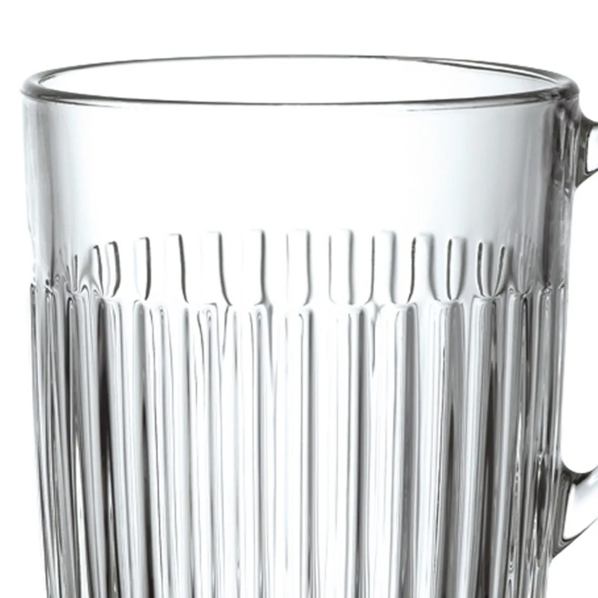 LA ROCHERE Mug transparent verre pressé 36 cl Ø 8,5 cm Ouessant Outlet