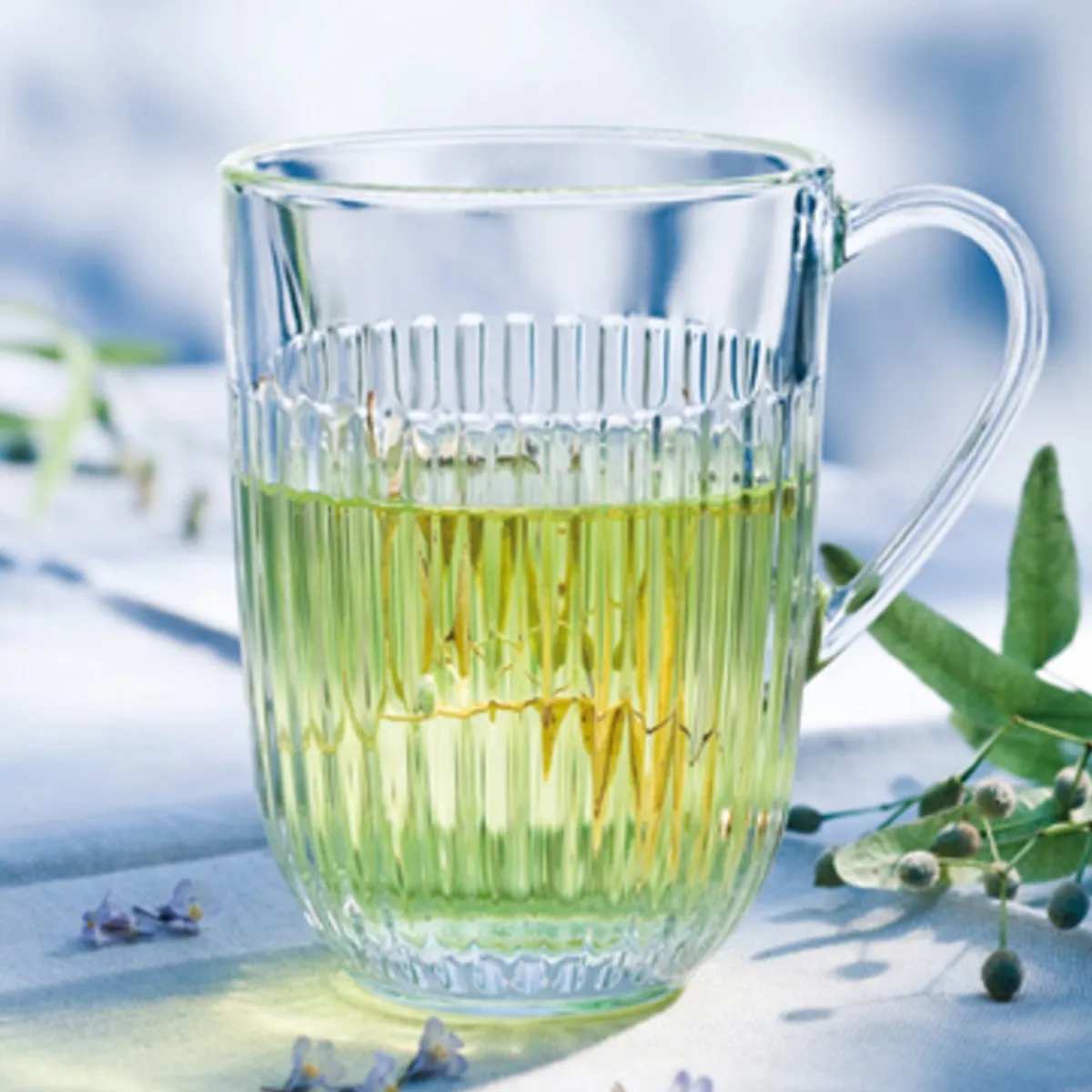 LA ROCHERE Mug transparent verre pressé 36 cl Ø 8,5 cm Ouessant Outlet