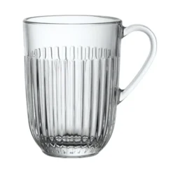 LA ROCHERE Mug transparent verre pressé 36 cl Ø 8,5 cm Ouessant Outlet