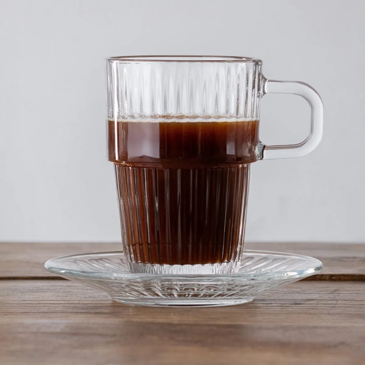 Mug transparent verre trempé 31,5 cl Ø 7,9 cm - BORMIOLI ROCCO Discount