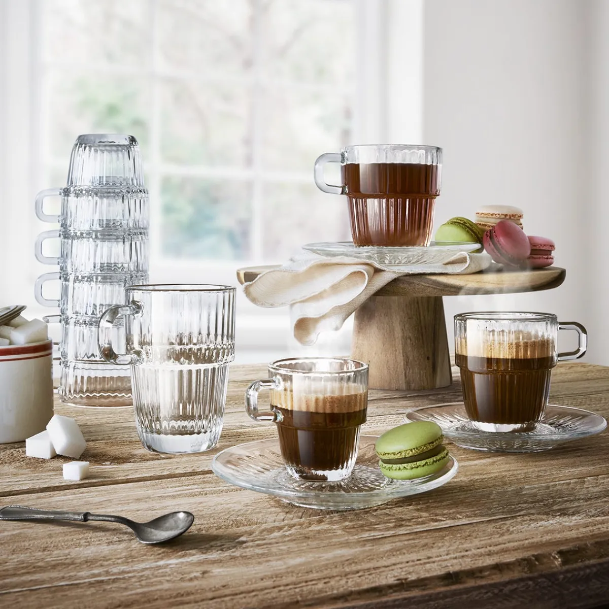 Mug transparent verre trempé 31,5 cl Ø 7,9 cm - BORMIOLI ROCCO Discount