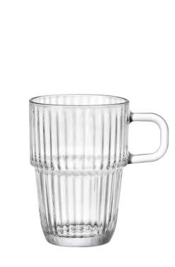 Mug transparent verre trempé 31,5 cl Ø 7,9 cm - BORMIOLI ROCCO Discount