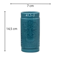 RAK Mug turquoise porcelaine vitrifiée 41,5 cl Ø 7 cm Aztek Best