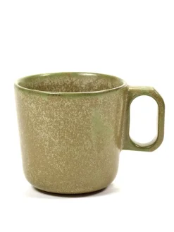 SERAX Mug vert grès émaillé 30 cl Ø 9 cm Surface