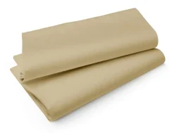 Nappe beige non tissé 127x127 cm Evolin (50 pièces) - DUNI Sale