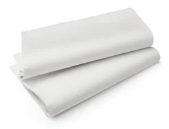 DUNI Nappe blanc non tissé 127x127 cm Evolin (50 pièces) Clearance